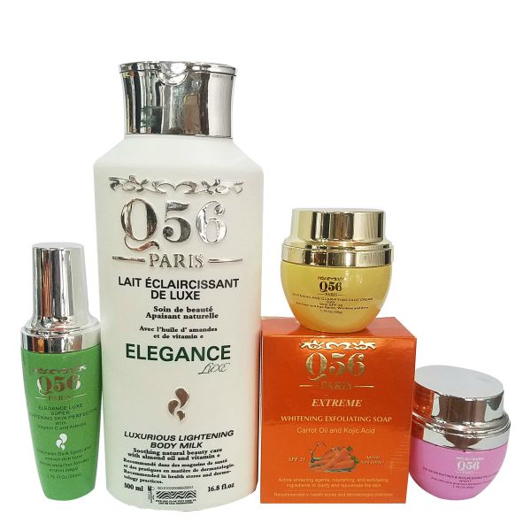 Q56Paris 5-in-1 elegance luxe skin lightening bundle
