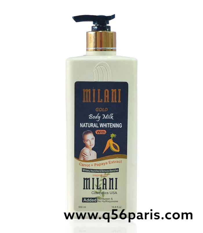Milani Gold Natural Whitening Body Milk - Carrot & Papaya Extract 3